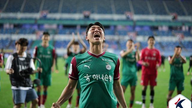 대전 재역전승 주역 김준범, K리그1 25라운드 MVP