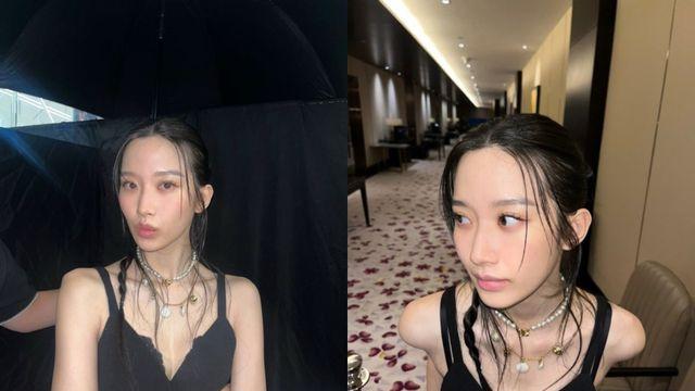 문가영, 시크+청순 매력 공존…블랙 드레스로 완성한 고혹 비주얼 [AI 포토컷]