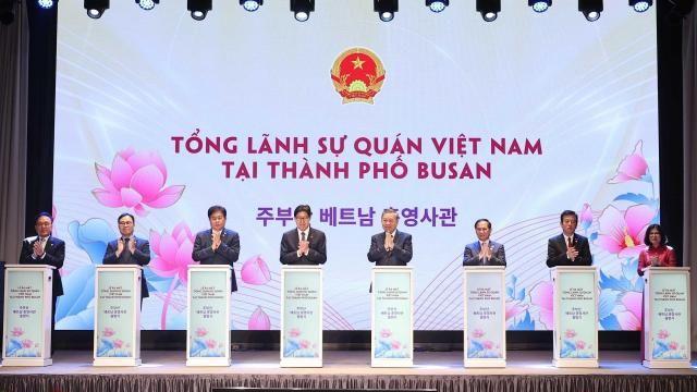 Tổng Bí thư Tô Lâm dự Lễ ra mắt Tổng Lãnh sự quán Việt Nam tại Busan