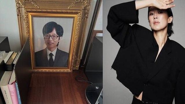 이혼한 홍진경 집에 유재석 사진 