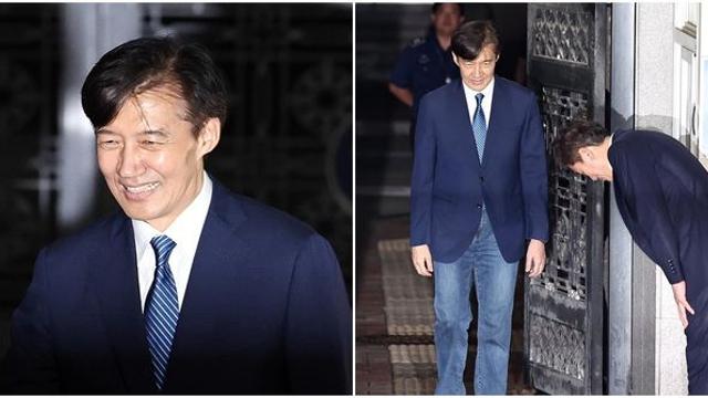 “조국, 조국!” 지지자들 환호…출소 일성 “비판 안으며 정치하겠다”