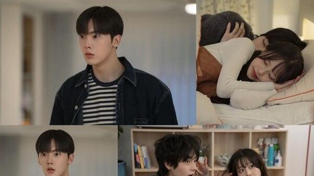 윤산하-유정후-츄, 한 침대서 맞붙었다…대혼란 쓰리샷('내 여자친구는 상남자')