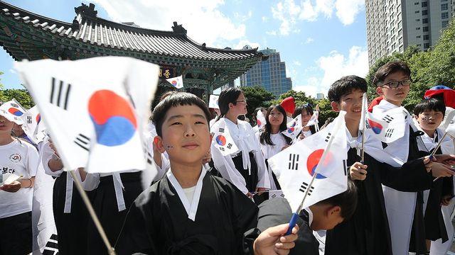 여야 지도부, 제80주년 광복절 경축식 참석