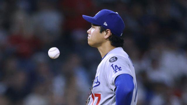 '4⅓이닝 4실점' 오타니, 승리 투수 요건 앞두고 강판...다저스는 샌디에 추월 허용
