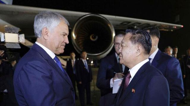 러 하원의장 볼로딘, 평양서 김정은 위원장과 회담