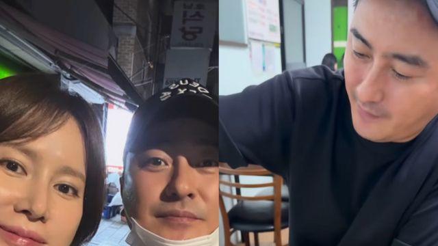 “첫 잔은 소맥” 안정환♥이혜원, 우중 삼겹살 데이트