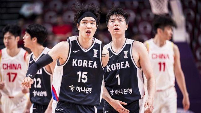 한국 남자농구, 중국의 높은 벽 실감... 아시아컵 8강 탈락