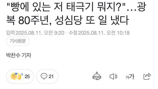 성심당 광복절 한정 신상품 근황...jpf
