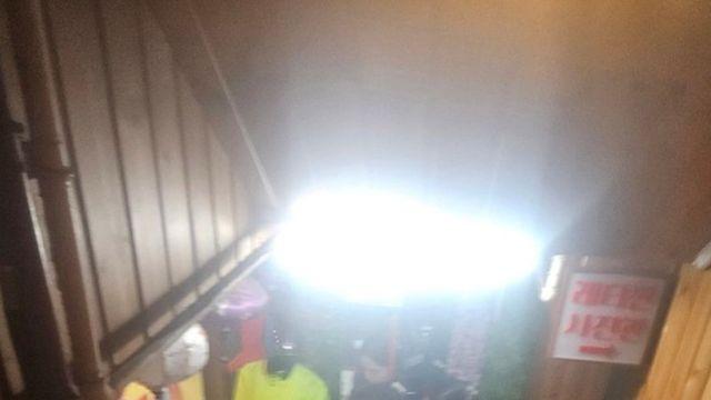 외국인 불법 배달원 체포됨