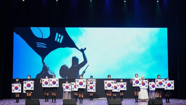 광복 80주년 제주 애국지사의 애국가 미래 세대가 이어 불렀다