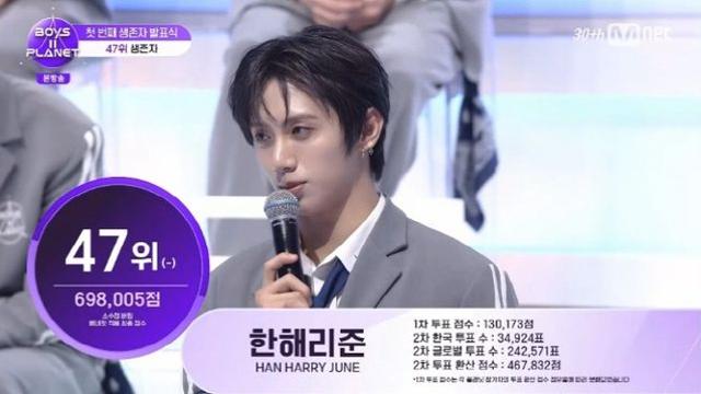다크비 한해리준, ‘보플2’ 47위로 생존... “사실 포기하고 싶었다”