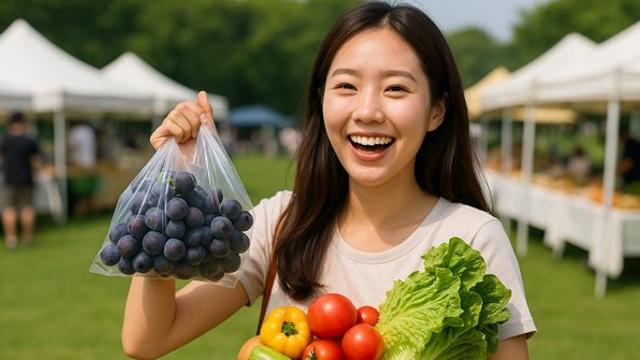 당일에 수확해 바로 맛본다… 시민 호응에 한 달 더 연장 운영하는 ‘주말 장터’