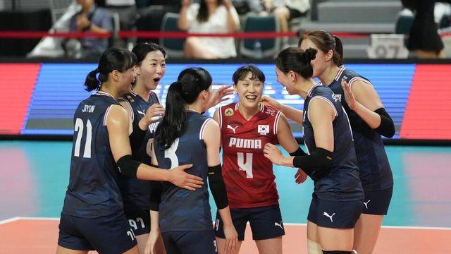 한국 女 배구, 광복절 매치에서 스웨덴에 1-3 역전패… 3연패 수렁