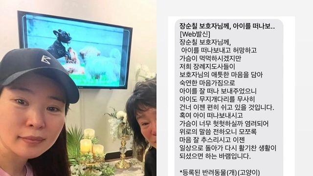 미자, 반려견 잃은 후 “무너진다”... 장례식장서 문자 [왓IS]