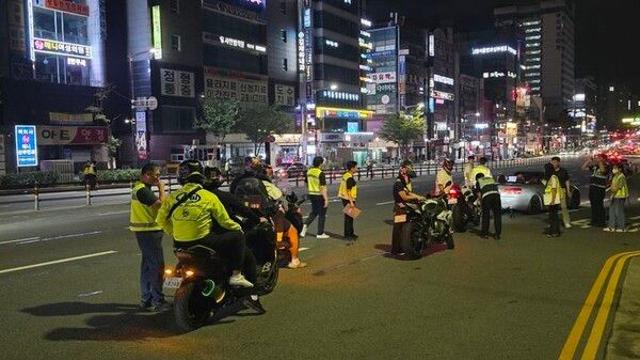 충남경찰, 광복절 폭주행위자·음주운전자 등 193건 적발