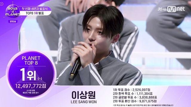 ‘보플2’ 이상원, 부동의 1위... 압도적인 ‘득표수’
