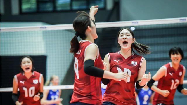 한국여자배구, U-21 세계선수권 13-16위 결정전서 인니에 역전승