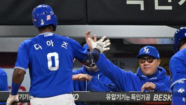 삼성 디아즈 아내-반려견 협박, 박진만 감독도 놀랐다…”잘하고 있는 선수에게 왜?” [부산 현장]