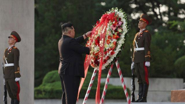 러 공산당 당수, 北 김정은에 광복절 축전…북러 밀착과시