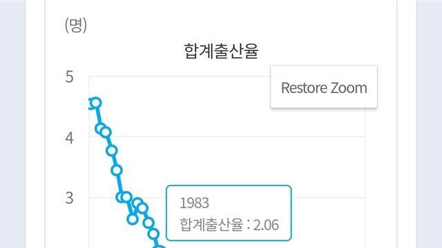 한국 인구 문제의 가장 큰 패착