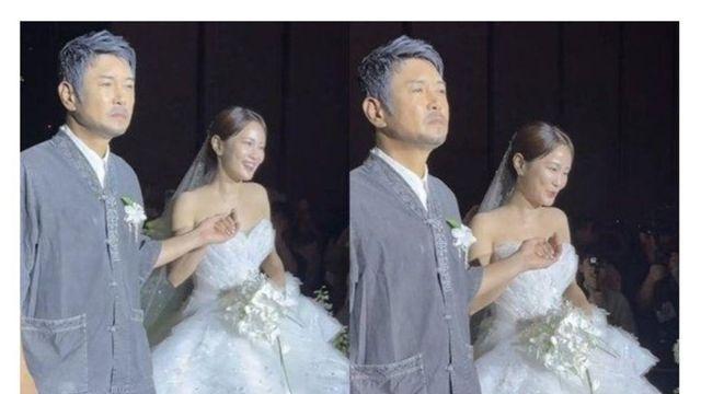 김준호 결혼식에서 신부입장 장면.jpg
