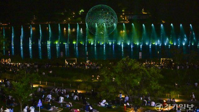 무더위를 식히는 동탄 루나쇼 [포토뉴스]