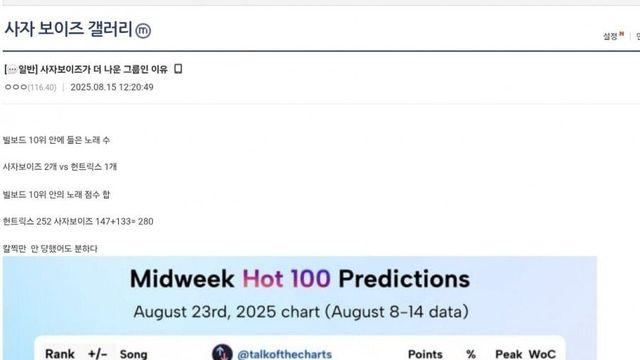 케데헌 골든 빌보드 1위를 인정못하는 자들.jpg