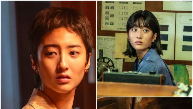 숏컷 신예 김민, 디즈니+ '파인: 촌뜨기들' 서 1970년대 감성 폭발... '레트로 여신' 등극