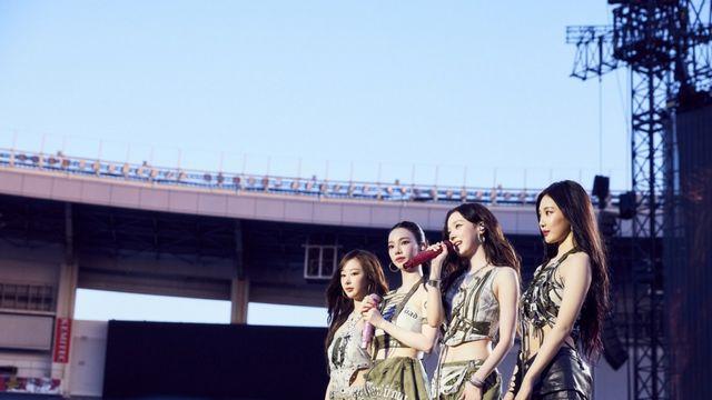 에스파, 日 '서머소닉' 완벽 장악…메가 히트곡 밴드 라이브 선사
