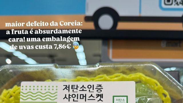 한국 과일값 터무니 없이 비싸다는 K리그 외국인 선수 와이프