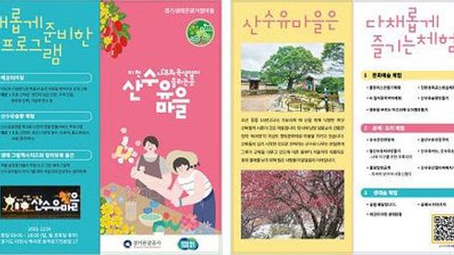 사계절의 정원 '이천산수유마을' 생태탐험 이슈