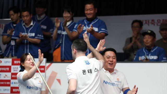 '연패 탈출' NH농협카드, 하림에 4-3 아찔한 승리 [PBA 팀리그 2R]