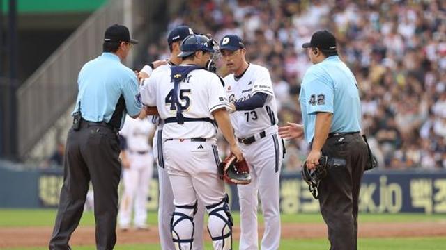 '잠실 손호준' 얼마나 긴장했길래, '떨리냐'가 '쫄았냐'로 들렸을까…사령탑도 아빠 미소 