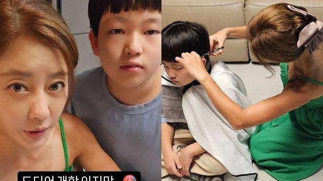 ‘워킹맘’ 이지현, 현실 육아에 지쳤나…”퇴근 후 아들 숙제 도와야 해” [RE:스타]