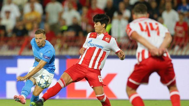 '설영우 풀타임' 즈베즈다, UCL PO 1차전서 파포스에 1-2 덜미