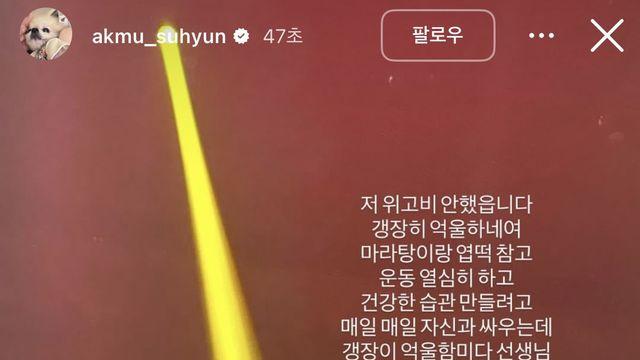 최근 돌고 있는 루머 직접 해명하는 악뮤 수현 인스타