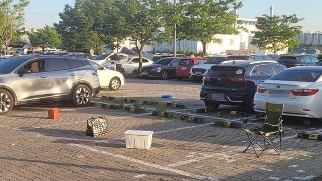 “5자리 찜” 불금 한강공원 주차 민폐 SUV 차주 논란
