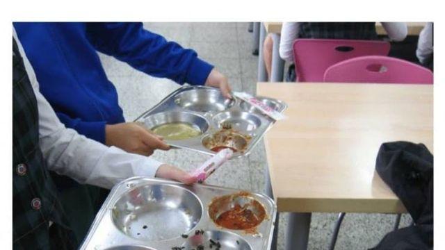 초딩때 선생들이 했던 급식 잔반검사