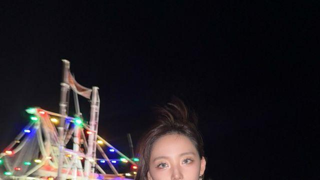 밤바다 위 빛나는 인형 미모, 치어리더 하지원 시폰 원피스로 여신 강림