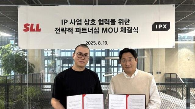 SLL-IPX, 드라마 IP 비즈니스 맞손…MD·팝업 등 신사업 공동추진