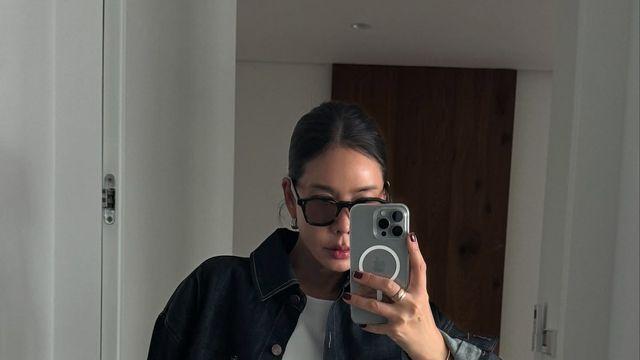 패션 CEO 김준희, 데님 셋업으로 도시를 사로잡다!