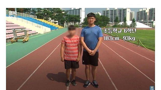 7년 전 투포환 유망주로 방송에 나언 초딩 근황.jpg