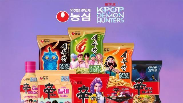 农心携手《K-POP：猎魔女团》在全球市场推出联名限定产品