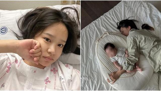 30대 후반에 아이 둘 낳은 헤이지니, 고통스런 '현재 상태'
