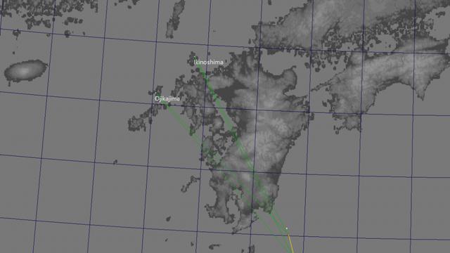 어제밤 일본에서 운석 낙하 영상