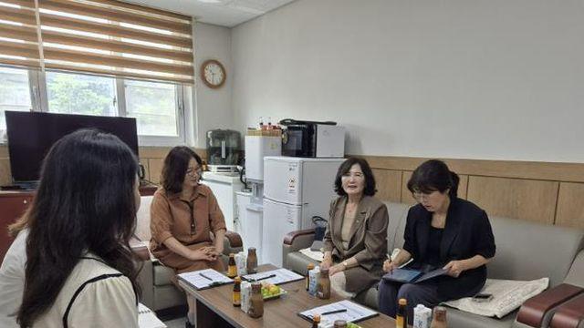 경기도의회 김영희 의원, 오산 삼미초 찾아 교육현안 청취...
