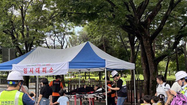 연천수레울아트홀, 고객참여형 재난 대응 합동훈련