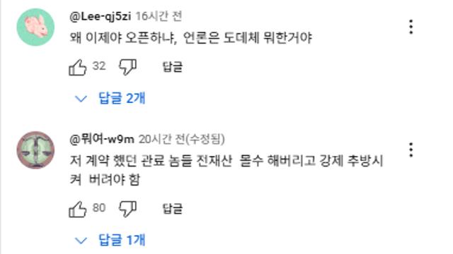 어제자 원전 계약 비판 영상 댓글.jpg