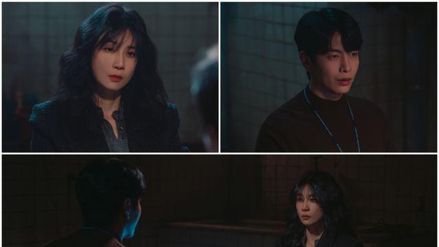 '메리 킬즈 피플' 이보영·이민기, 조용한 눈빛 격돌…'고강도 압박 심문' 현장