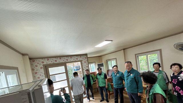 예산 고덕면 새마을, 호우피해 가구 사회 봉사